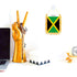 Jamaica Rearview Mirror Flag - CaribeHeart Jamaica